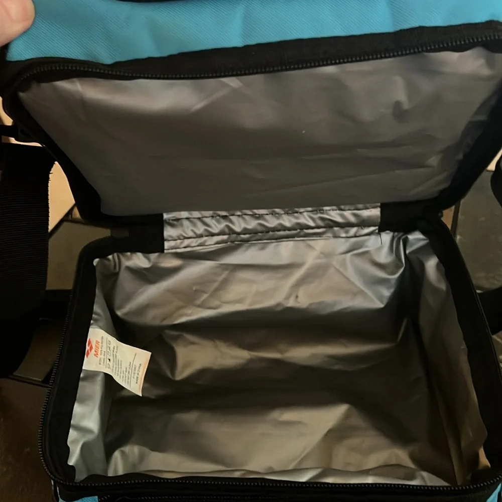 Blue Insulated Lunch Cooler Bag - Brand Unspecified